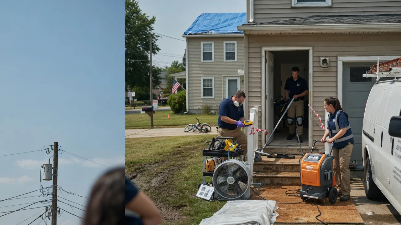 Water Damage Repair in Three Bridges, NJ near me